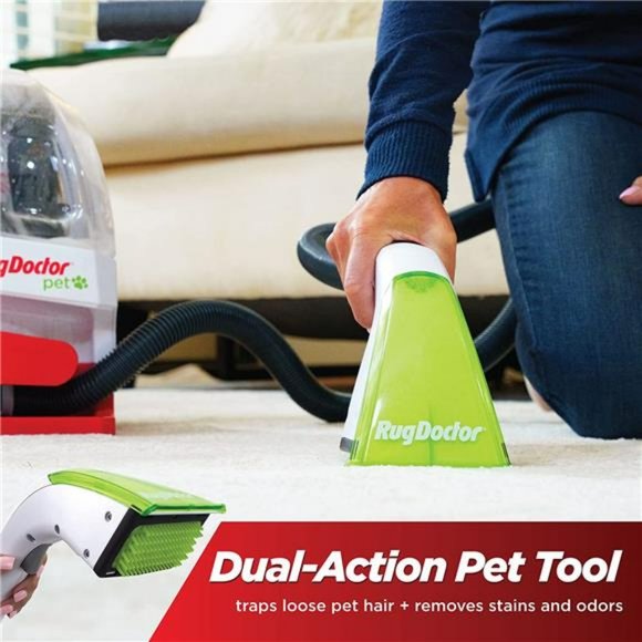 Rug Doctor Pet Portable Spot Cleaner, 2X Suction Power, Lightweight - Picture 2 of 6